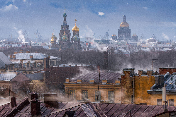 Санкт-Петербург. Мороз.