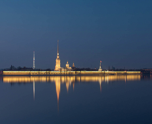Петропавловская крепость. Отражение