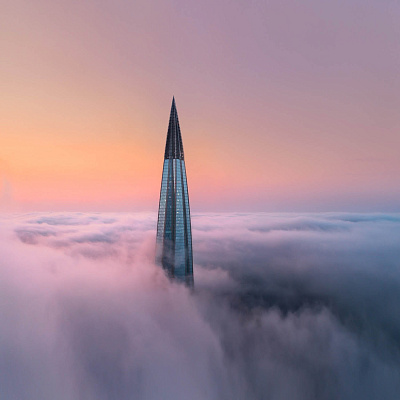 Лахта. Над облаками