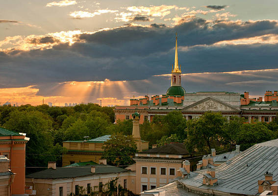 Михайловский замок. Закат